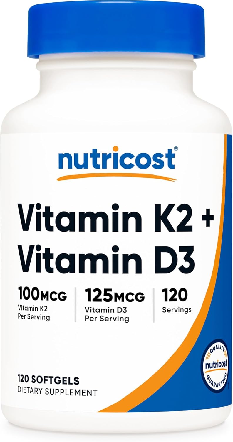 Vitamine D3+K2 el dúo esencial para huesos, articulaciones y sistema cardiovascular.