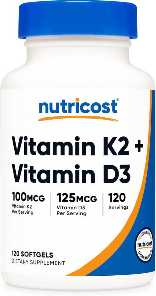 Vitamine D3+K2 el dúo esencial para huesos, articulaciones y sistema cardiovascular.