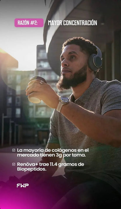 Renova+ Colágeno Hidrolizado con Biopeptidos Activos