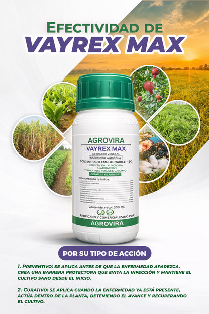 VAYREX MAX 300ML - Más productividad con un producto 100% seguro y eficiente