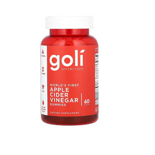 GOMITAS GOLI DE VINAGRE DE MANZANA - CON VITAMINAS QUE TU CUERPO ENTIENDE